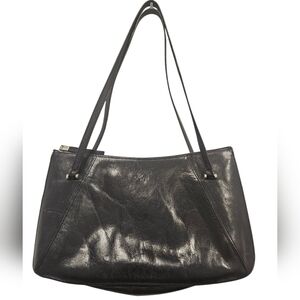 Vintage Monsac Original Black Leather Purse